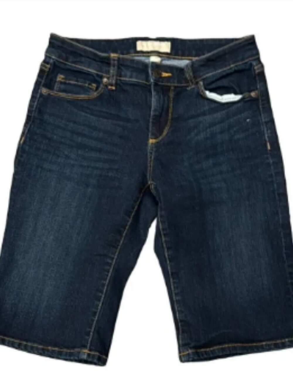 Banana Republic Dark Denim Bermuda Shorts